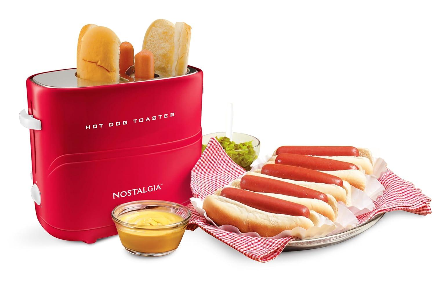 Nostalgia Pop-Up Hot Dog Toaster