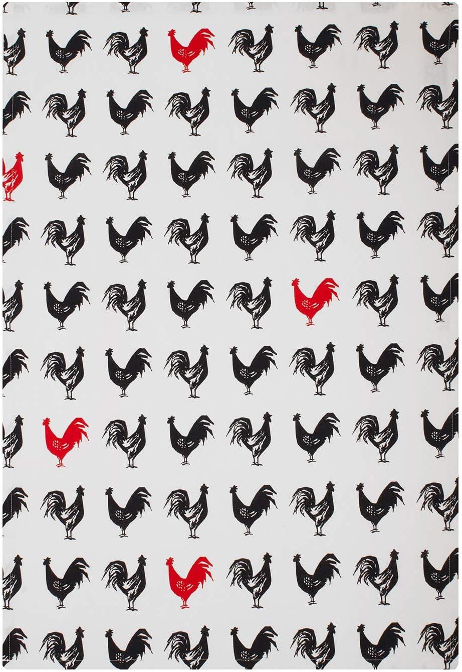 MUkitchen Kitchen Designer Print Towel Set, French Hen