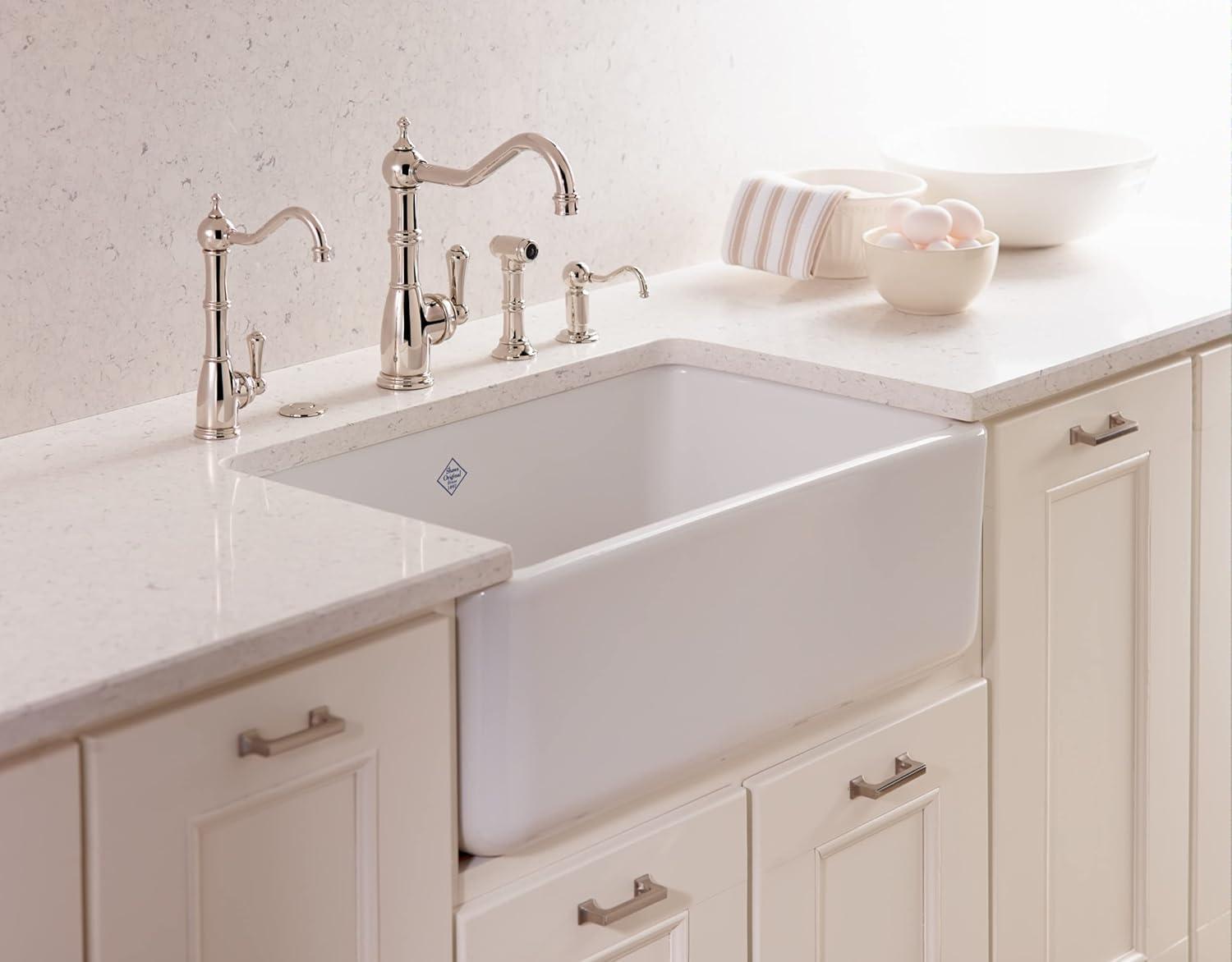 Edwardian Kitchen Faucet With Side Spray