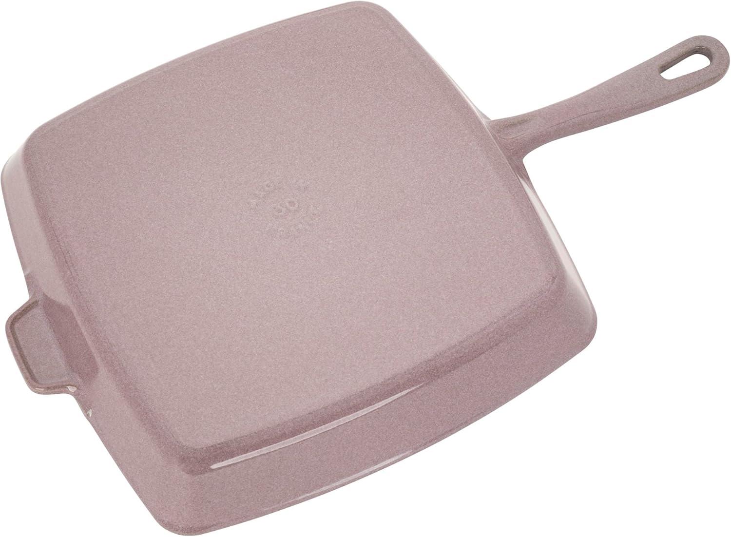 Staub 12" Lilac Enameled Cast Iron Square Grill Pan