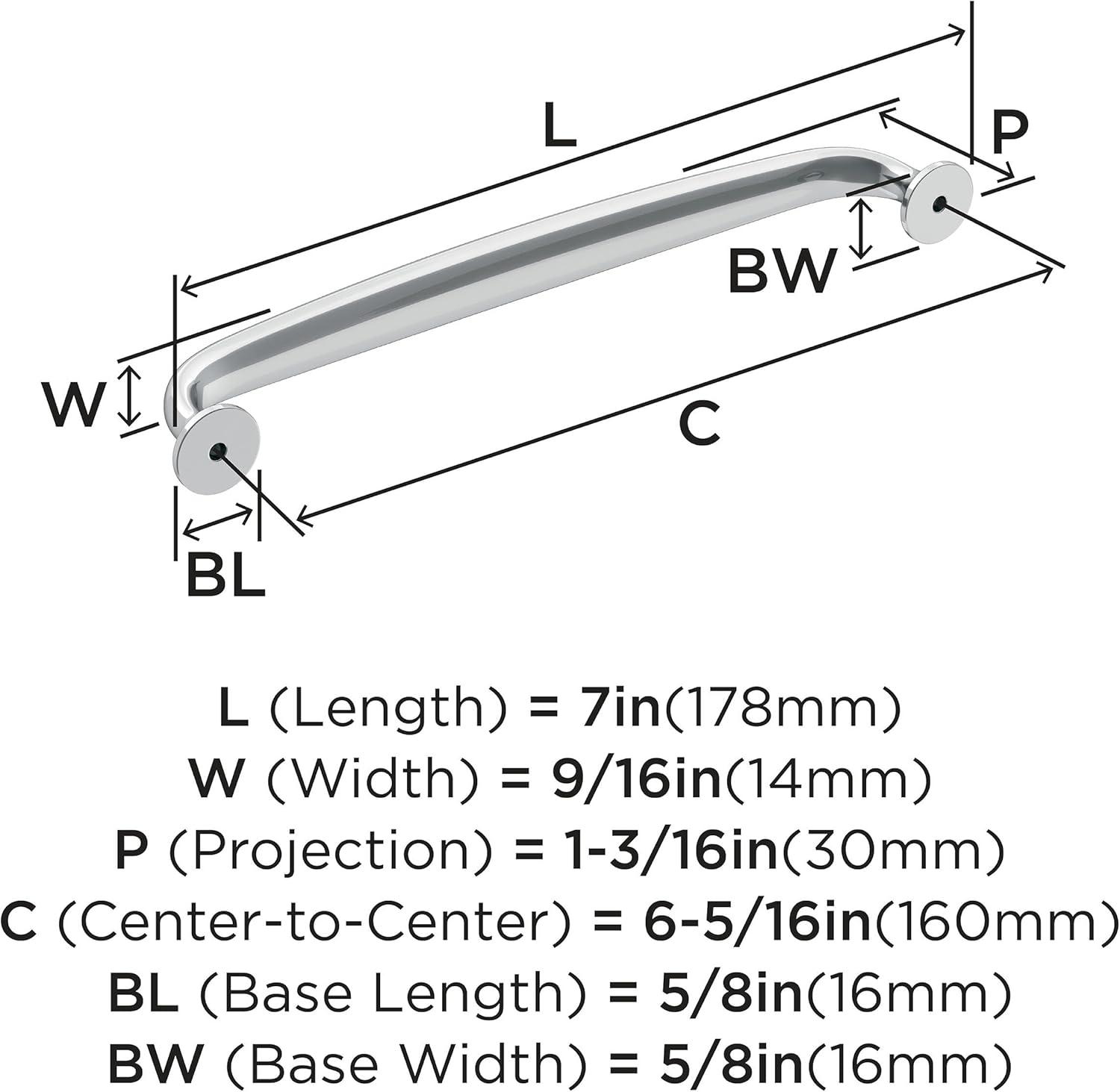 Renown 6 5/16" Center To Center Arch Pull