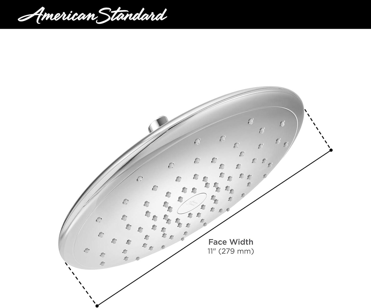 American Standard Spectra 11-in. Rain Shower Head 1.8 GPM in Brushed Nickel