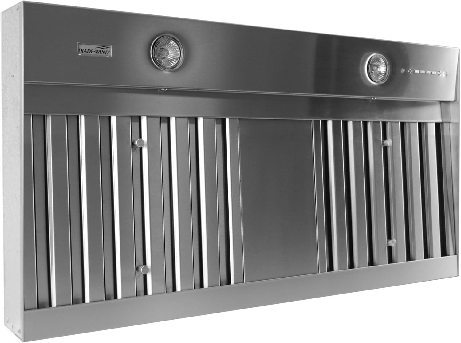 Trade-Wind Vsl4366rc Vsl400 Series 600 Cfm 36" Wide Range Hood Insert - Stainless Steel