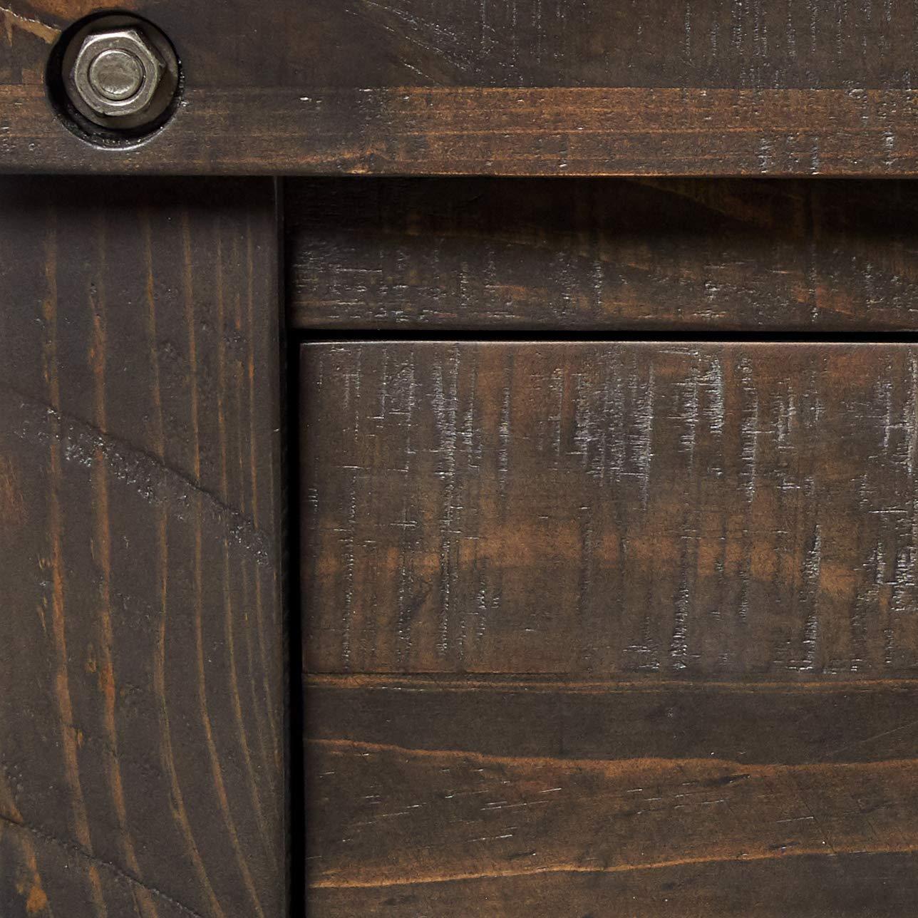 Yosemite Cafe Solid Wood Panel Storage Bed