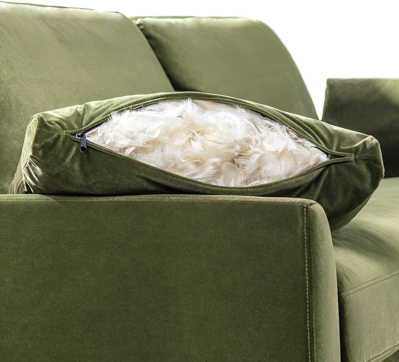 Jennifer Taylor Home Pasadena 36" Wide Modern Farmhouse Accent Arm Chair, Olive Green