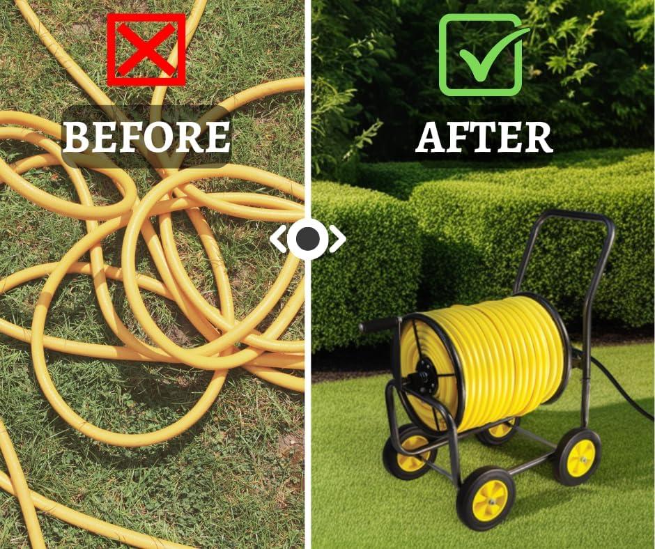 Real Hose Storage Real Hose Storage Outdoor Garden Hose Storage Holder, Decorative Garden Hose Storage Box, Storage For Garden Tools, Garden Hose, Lawn And Garden Products, 200ft Hose Capacity