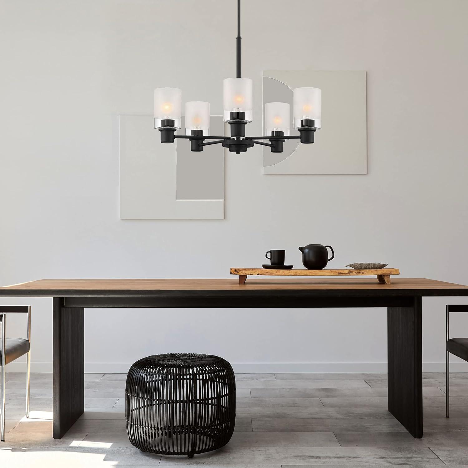 Designers Fountain Cedar Lane 5 Light Brushed Nickel Chandelier, D236M-5CH-BN