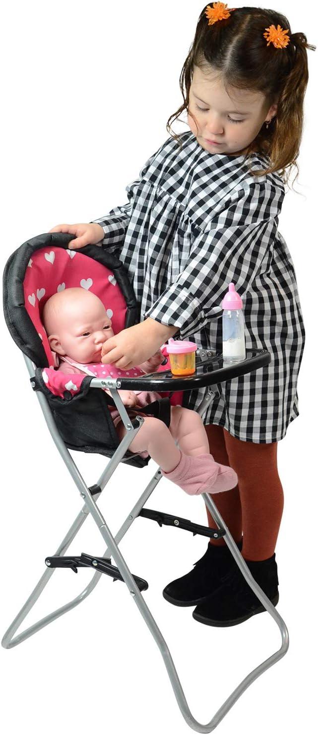 The New York Doll Collection 18 Inch Doll High Chair Pink