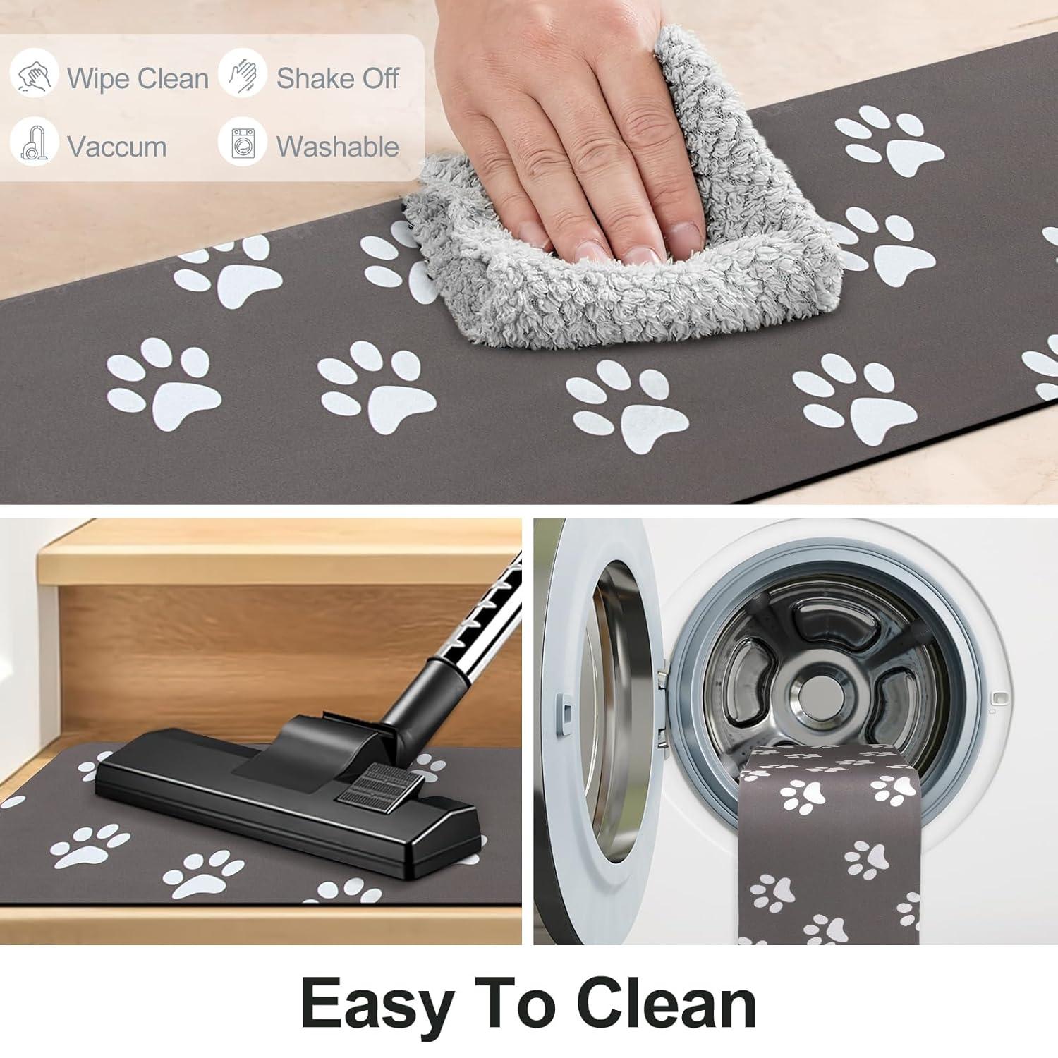 Bungalow Rose Stair Treads Non Slip For Wooden Steps, 15PCS 8"X30" Grey Rubber Backing Stair Runner Mats, Washable Reusable Carpet For Stairs Rugs Indoor Safety Staircase Step Treads For Kids Elders Dogs