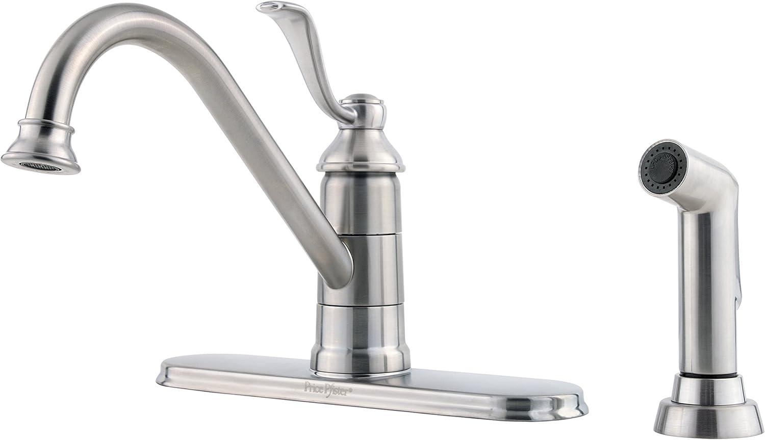 Portland Single Handle Kitchen Faucet with Side Spray