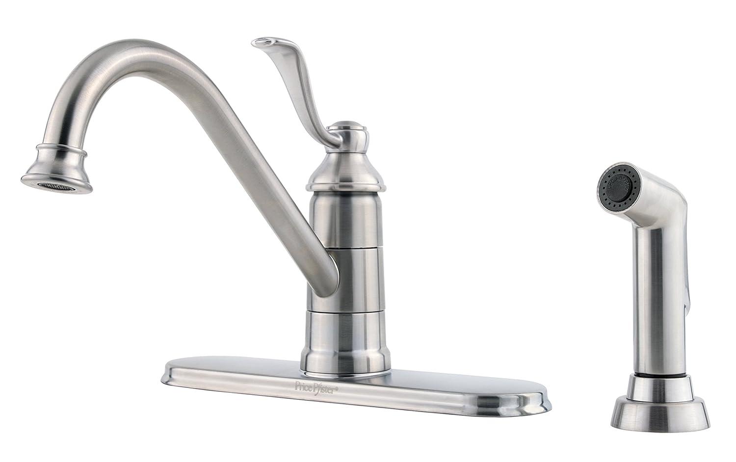 Portland Single Handle Kitchen Faucet with Side Spray