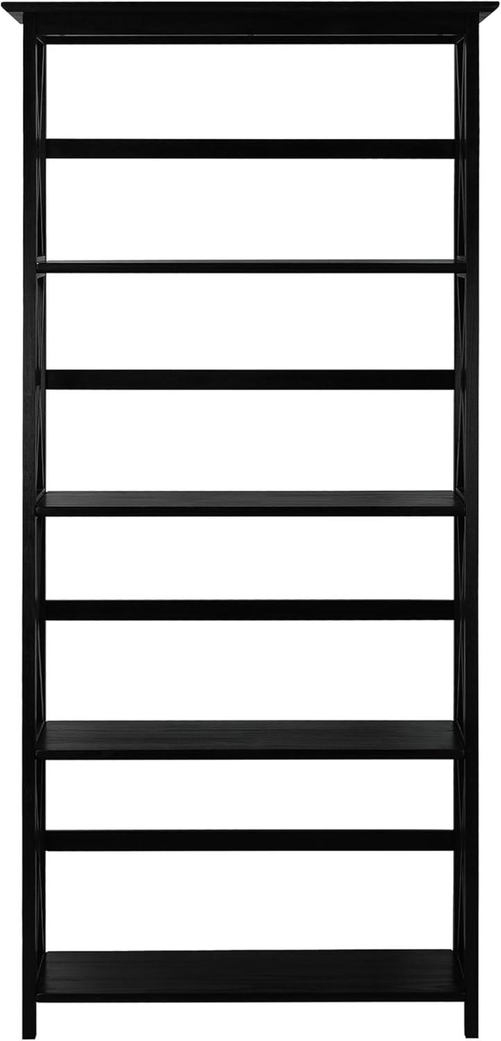 Casual Home Montego 5-Shelf Bookcase - Black