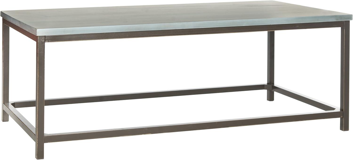 Alec Coffee Table - Barn Blue - Safavieh