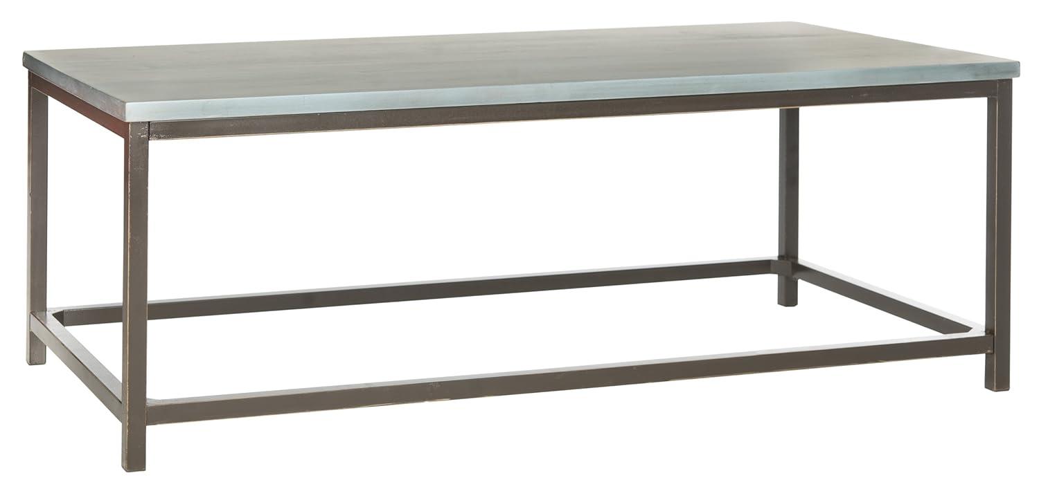 Alec Coffee Table - Barn Blue - Safavieh