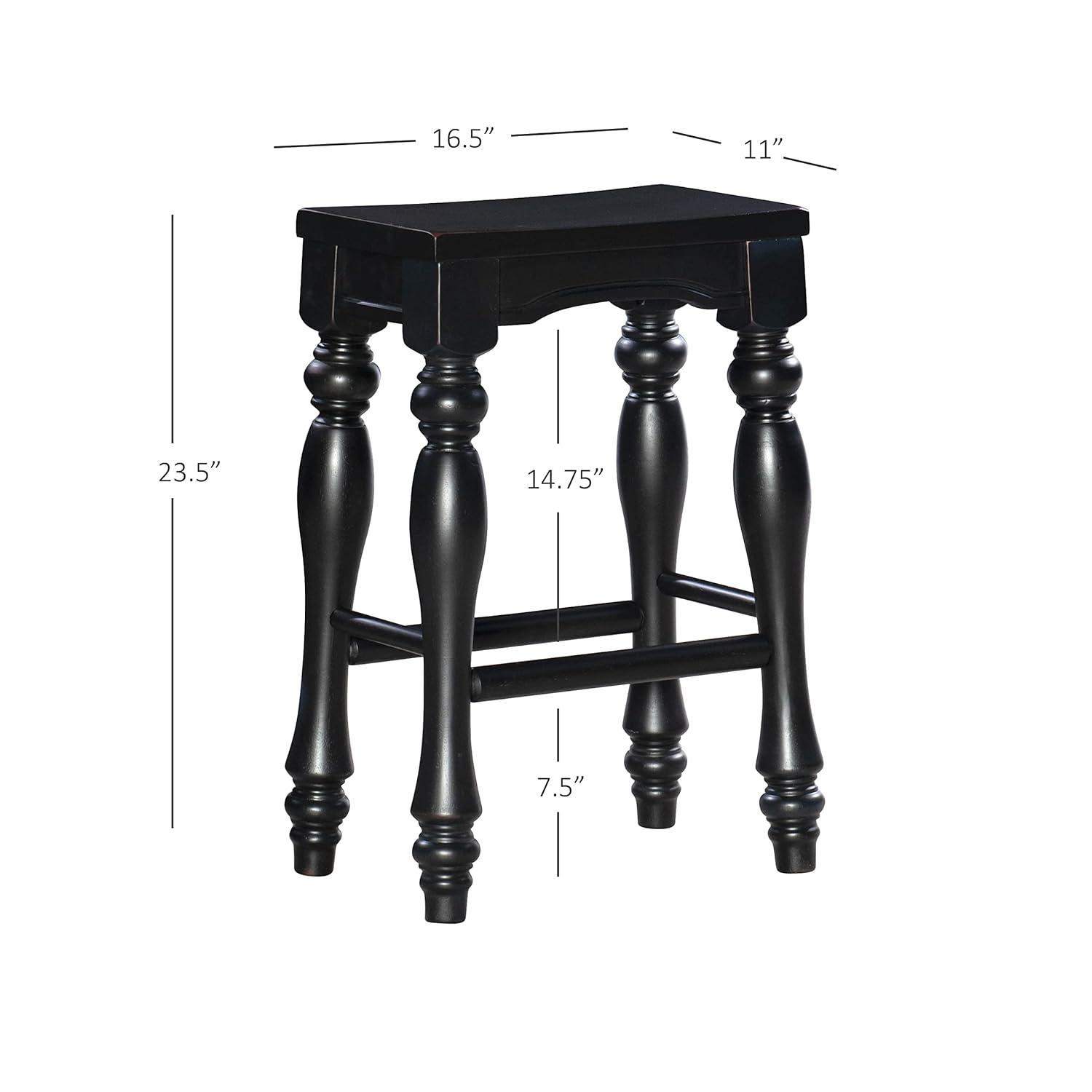 Clemente Counter Stool with Solid Wood Frame