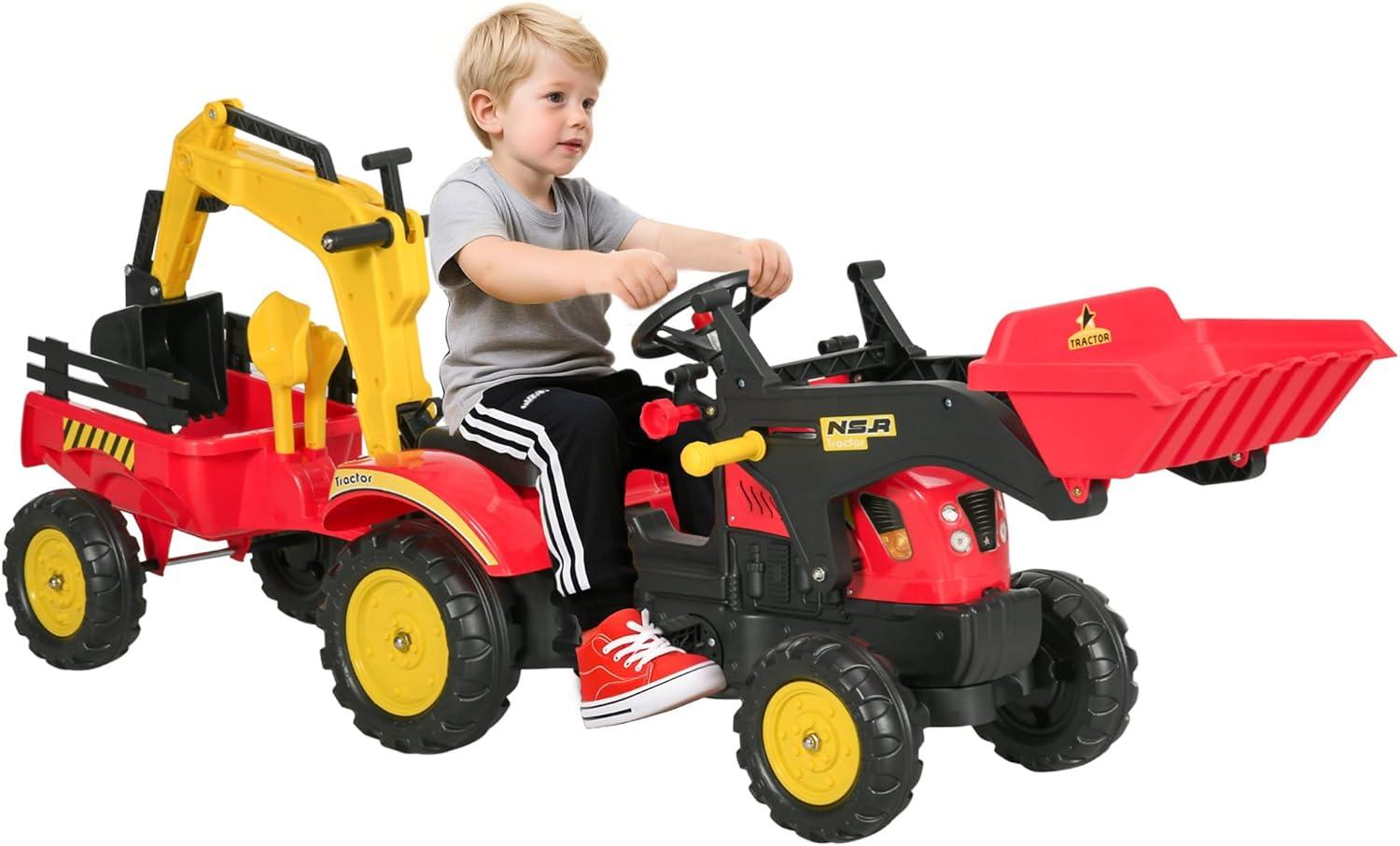 Aosom Aosom 1 Seater Tractors / Construction Pedal Ride On