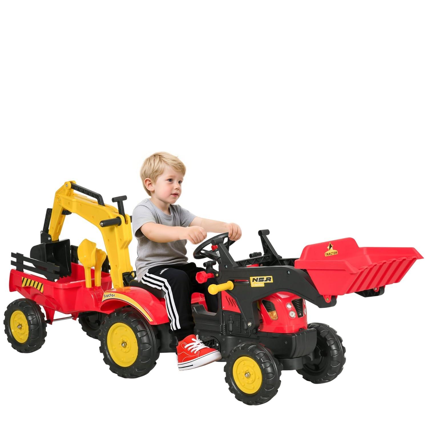 Aosom Aosom 1 Seater Tractors / Construction Pedal Ride On