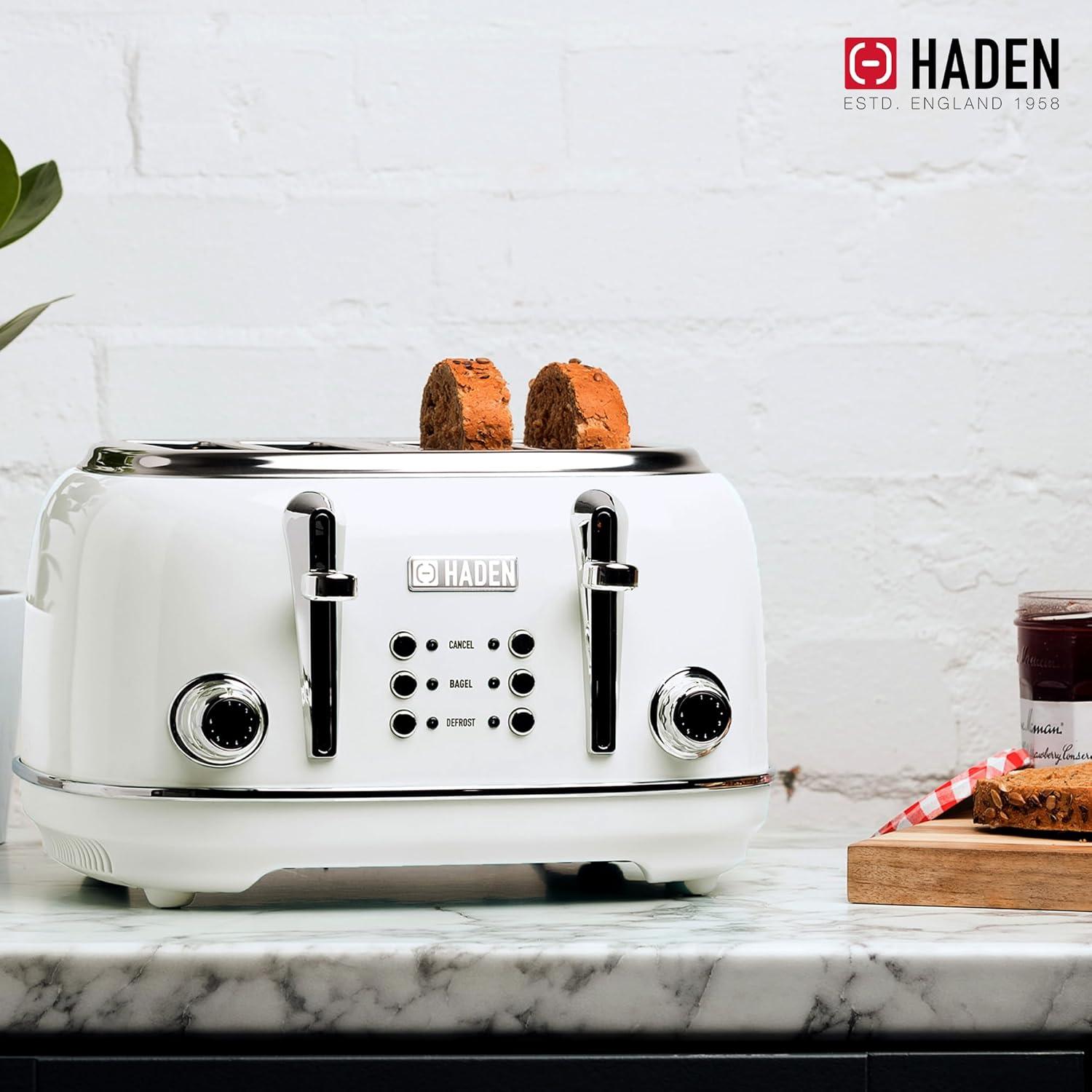 HADEN Heritage Ivory 4-Slice Toaster