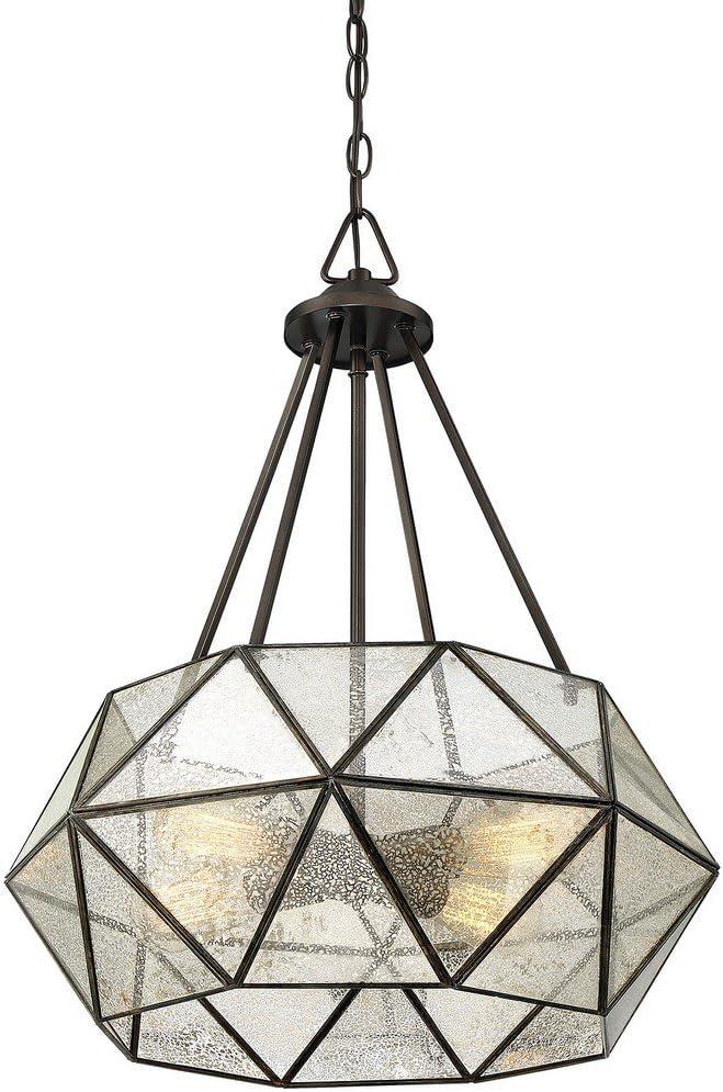 Sky 4 Light Metal Dimmable Geometric Chandelier