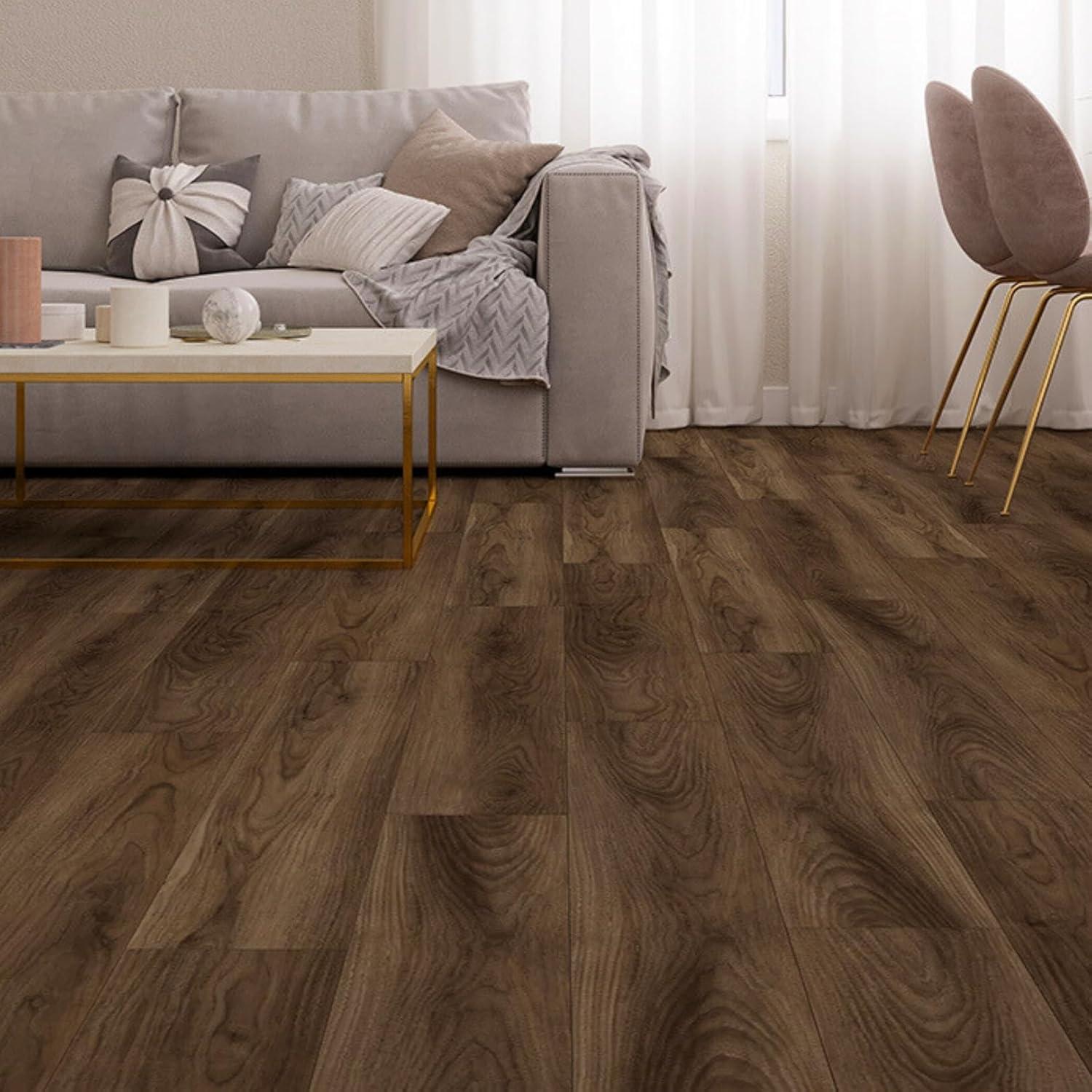 MaxCore Pro 20mil x 7.3" W x 48" L Click Lock Luxury Vinyl Plank Flooring