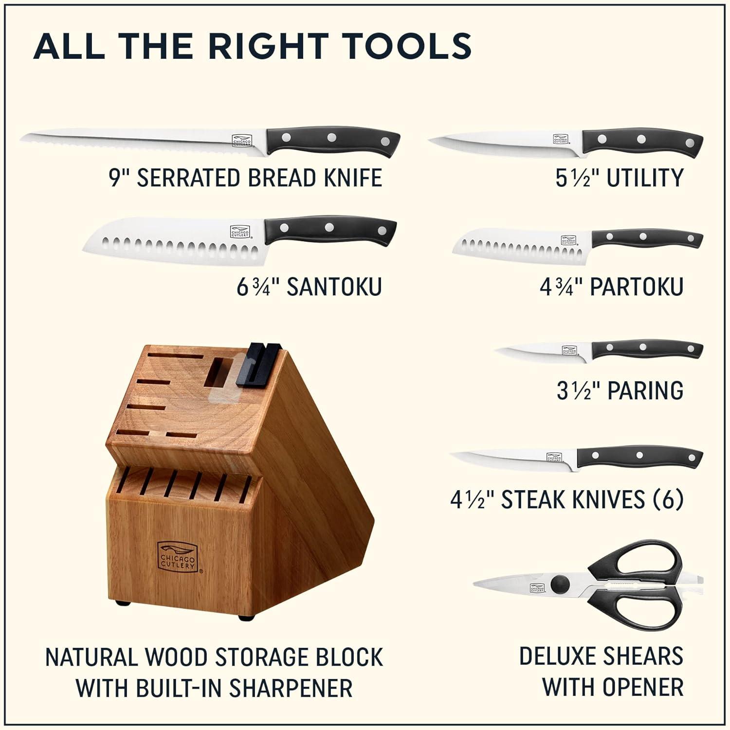 Chicago Cutlery Ellsworth 13-piece Block Set