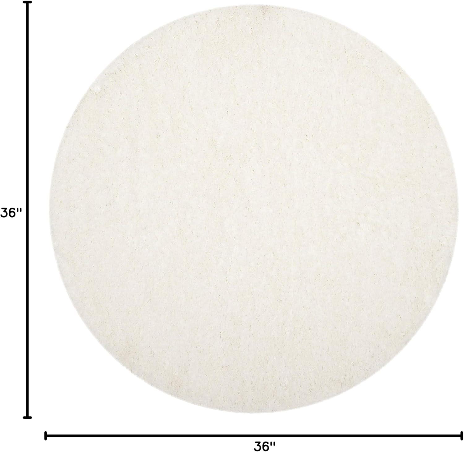Hermina White Area Rug