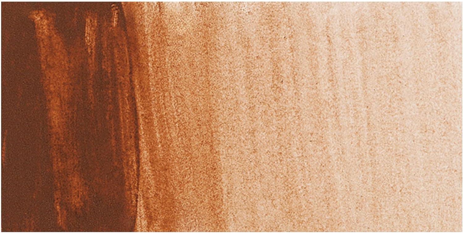 Sennelier Burnt Sienna French Artists' Watercolor Half Pan