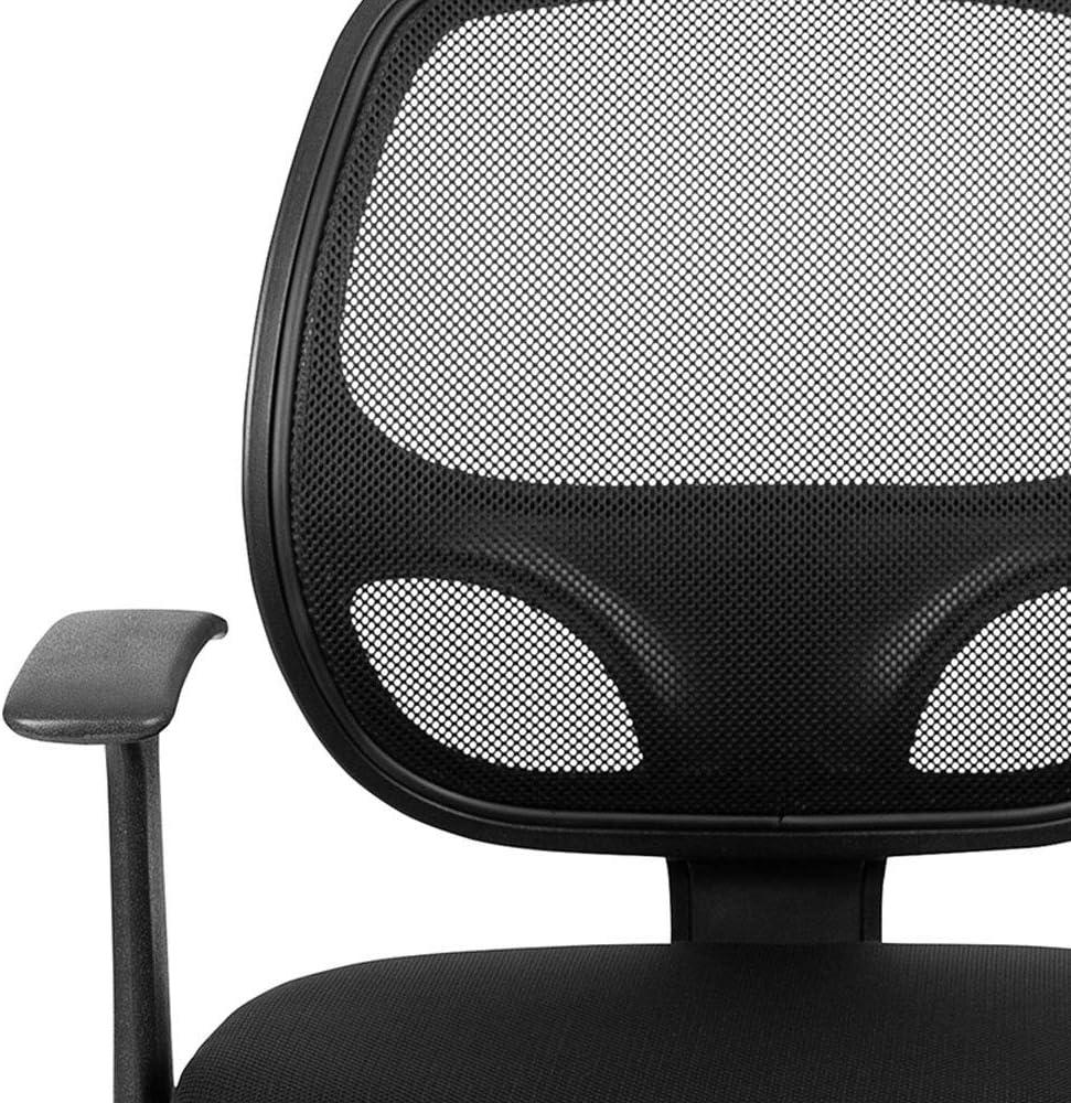 Flash Furniture Flash Fundamentals Mid-Back Mesh Swivel Ergonomic Task Office Chair with Arms