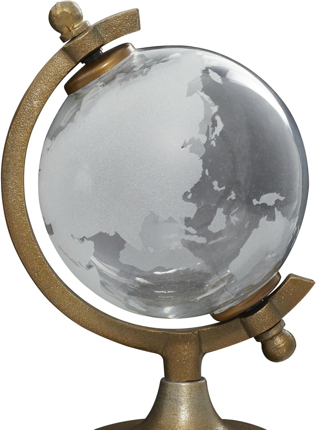 DecMode 6" Bronze Globe with Tiered Base