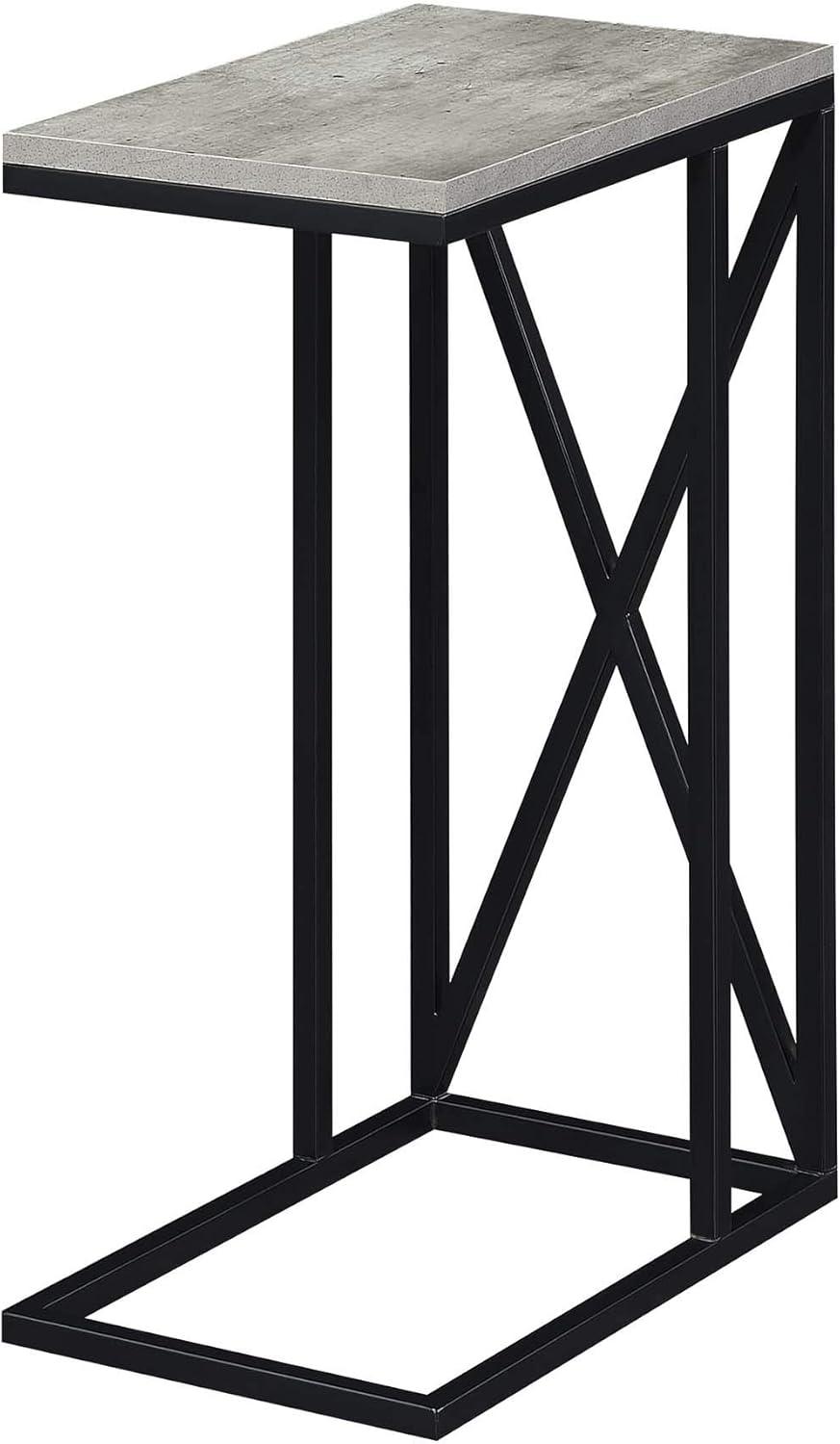 Convenience Concepts Tucson C End Table, Faux Birch/Black