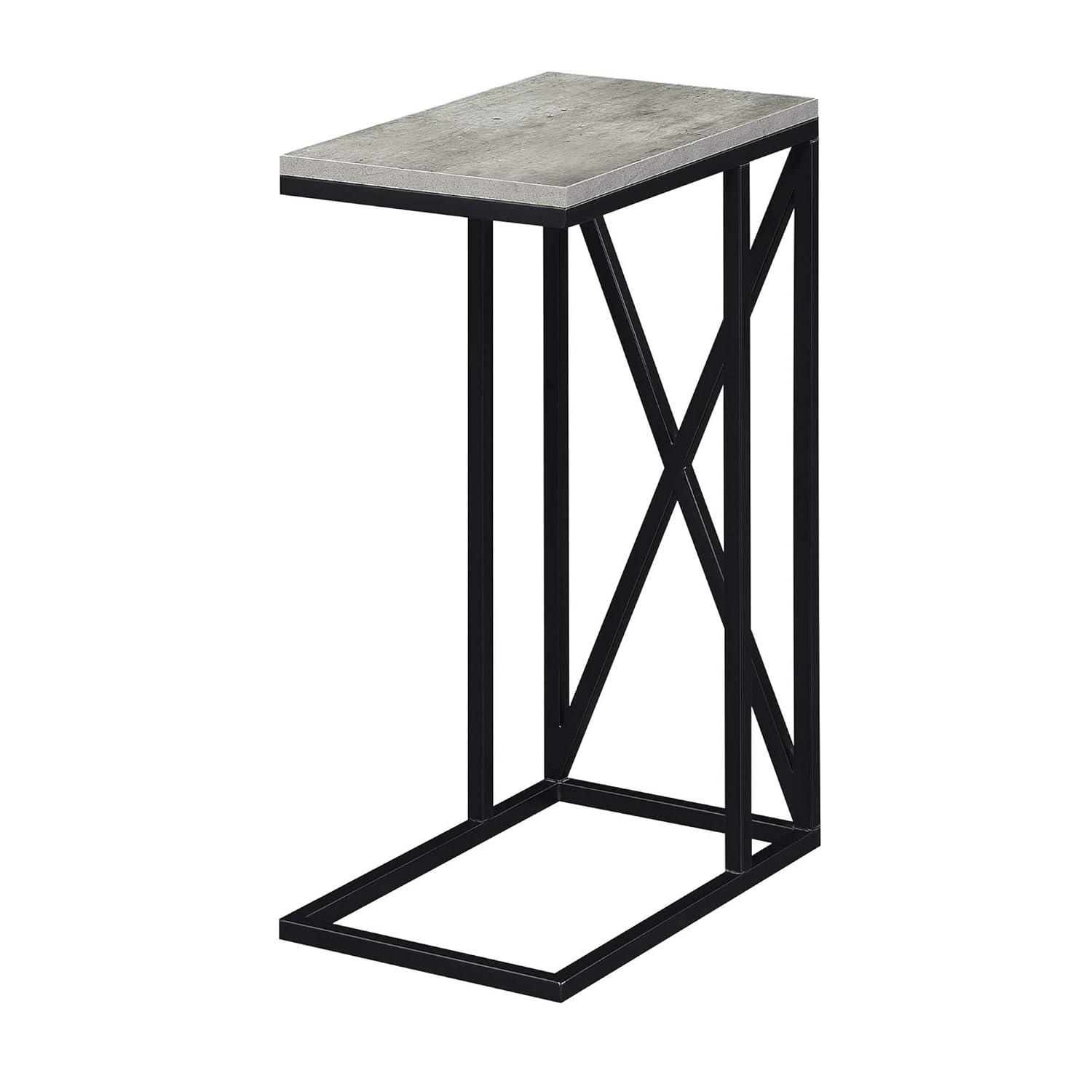 Convenience Concepts Tucson C End Table, Faux Birch/Black