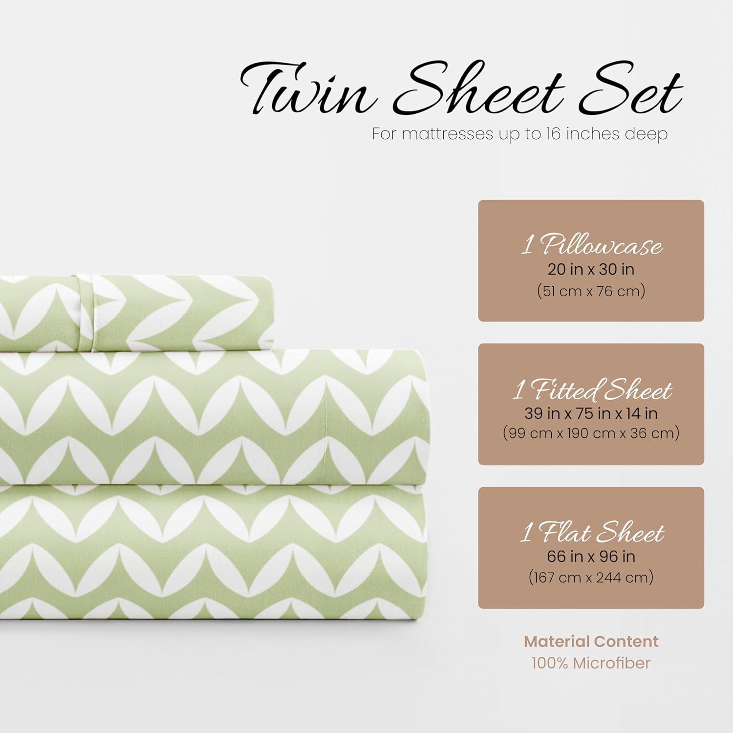 Simply Soft Chevron Geo Pattern Sheet Set