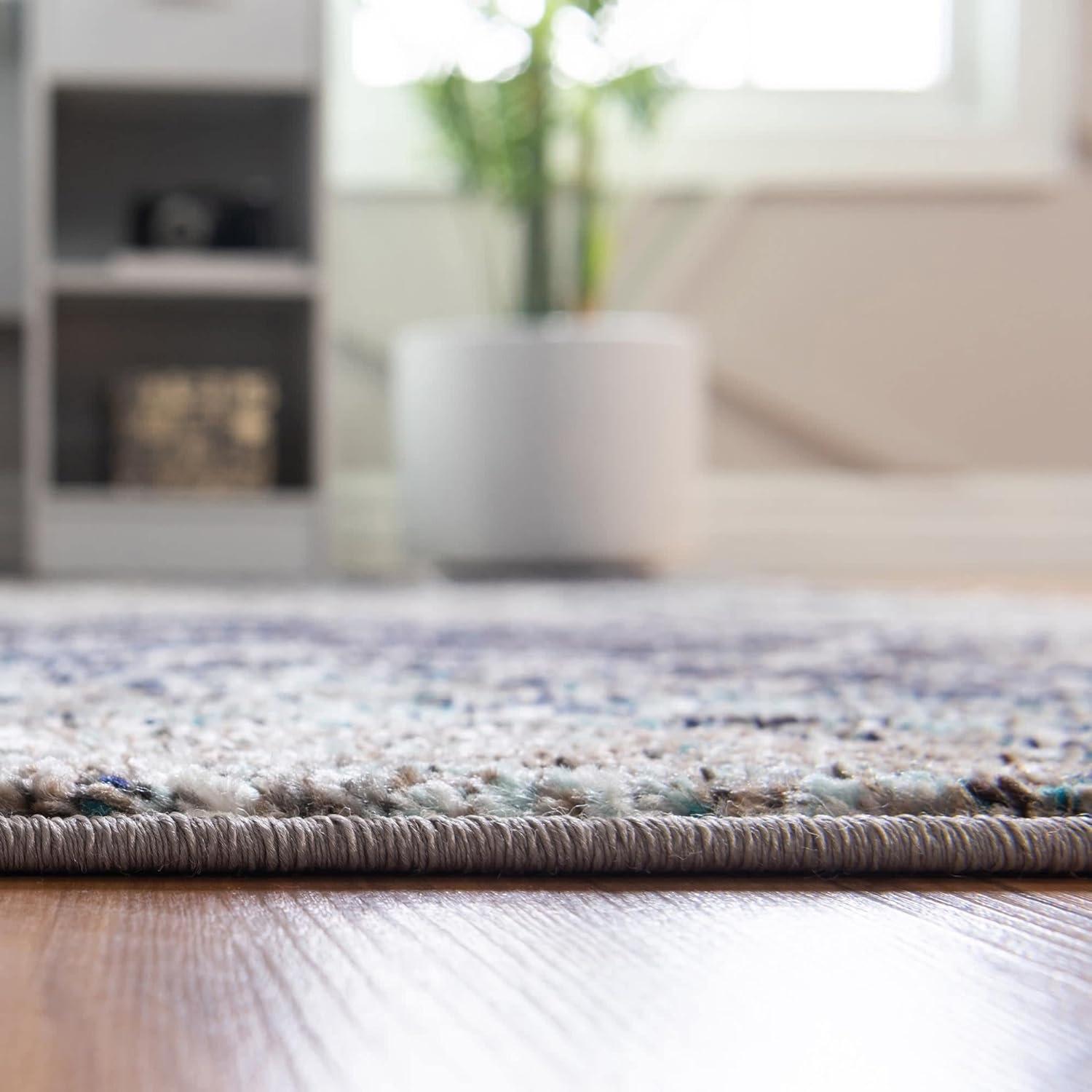 Unique Loom Trellis Frieze Geometric Trellis Indoor Woven Area Rug