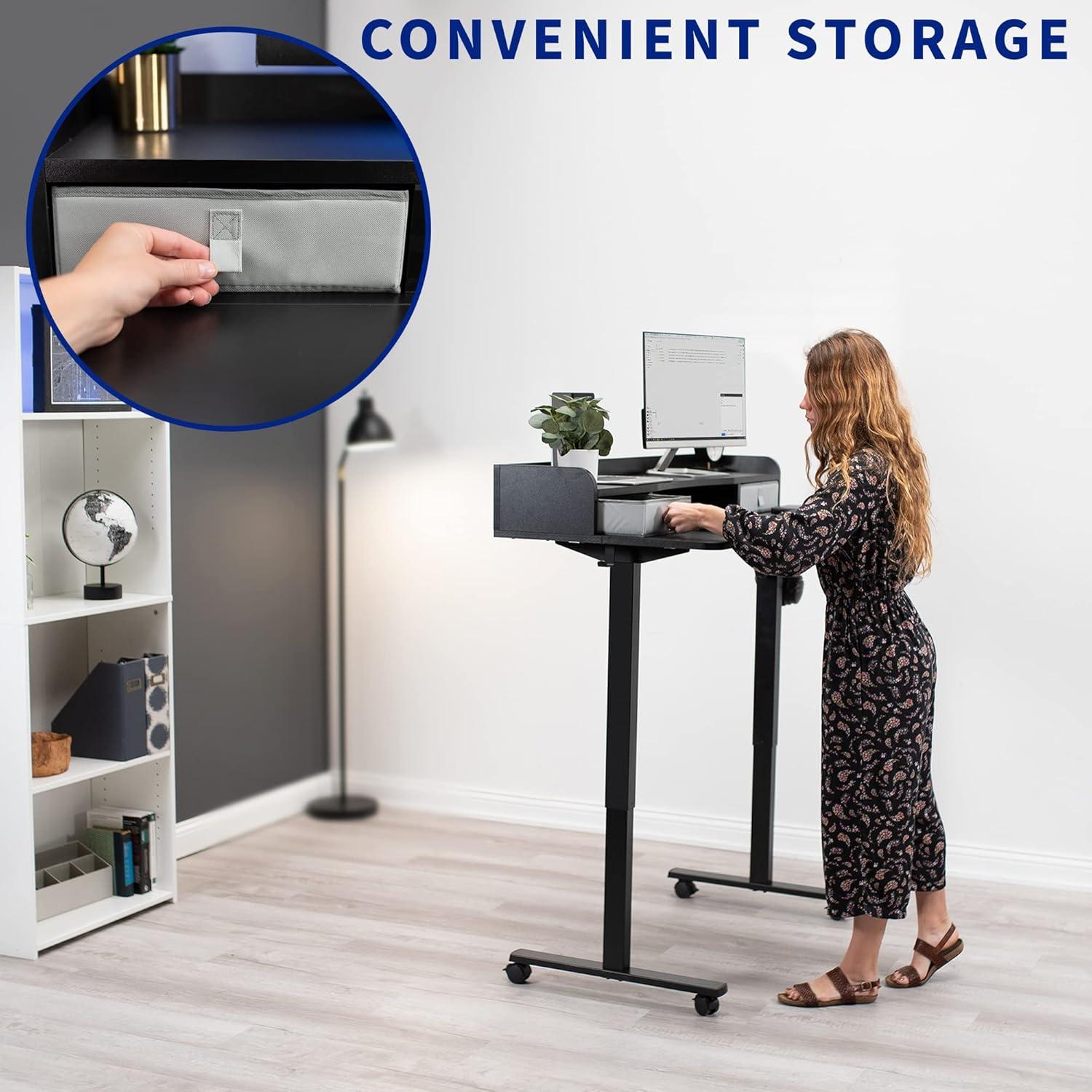 Vivo Adjustable Metal Base Standing Desk