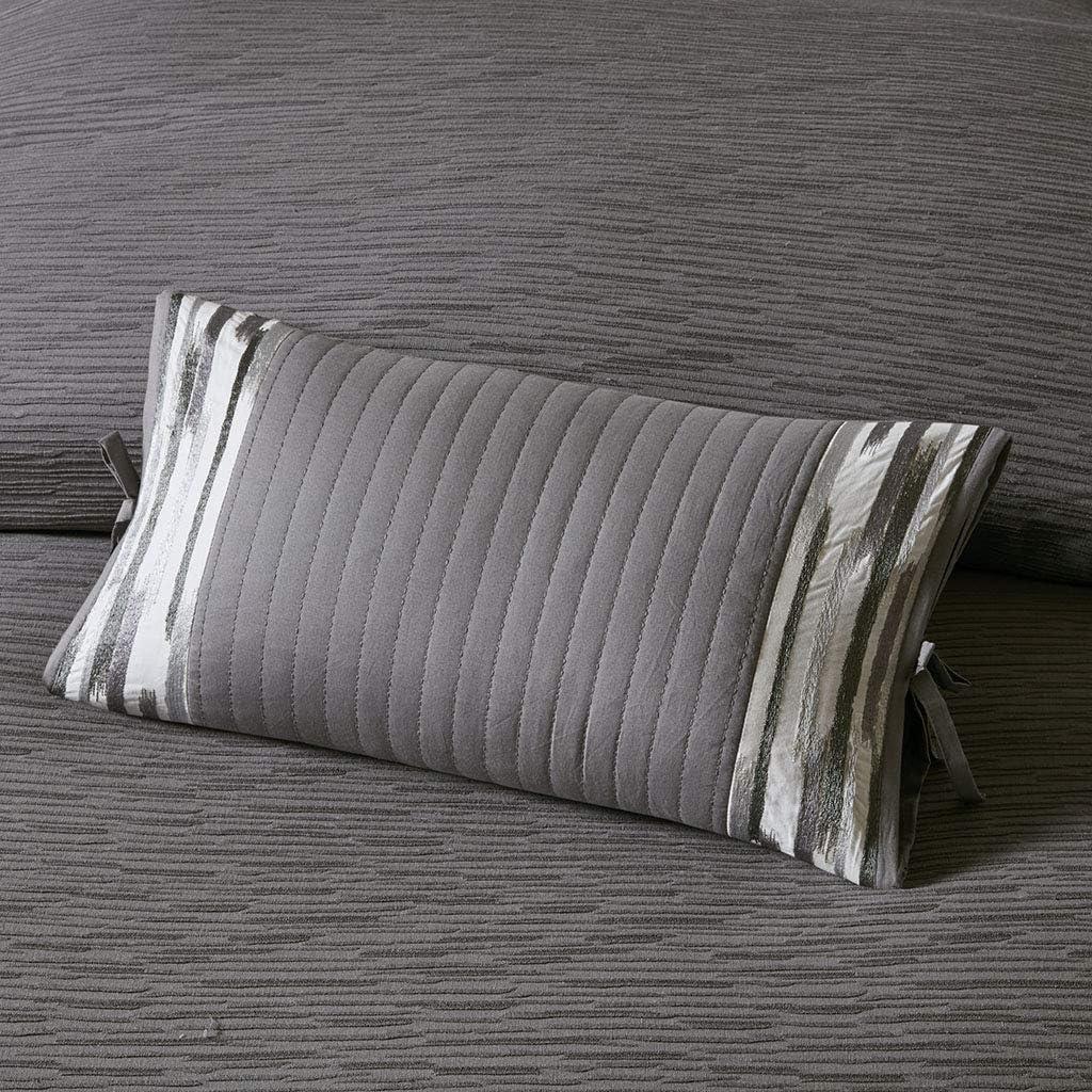 N Natori N Natori Hanae Embroidered Cotton Oblong Decorative Pillow