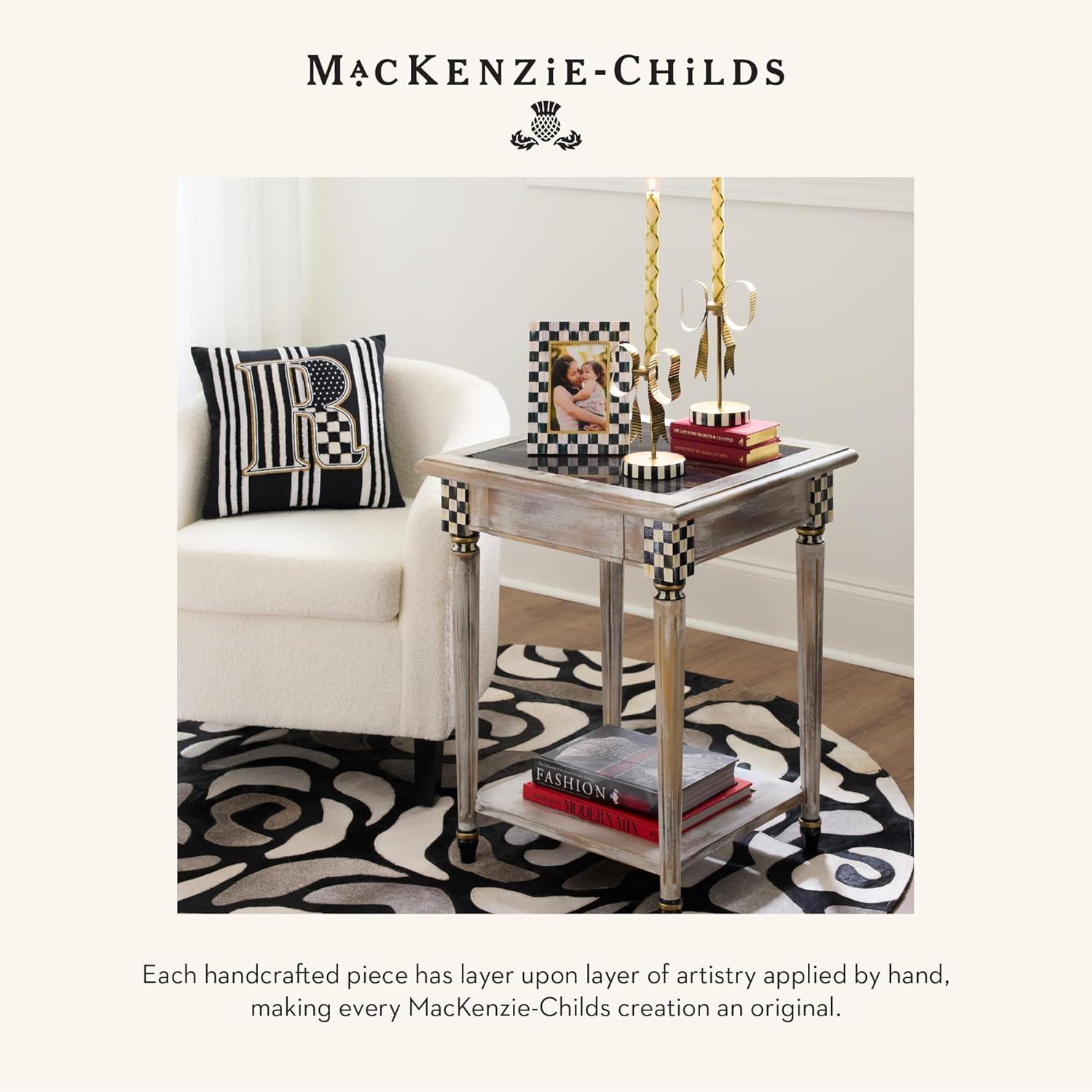 MacKenzie-Childs Sterling Check Plated 5"X7" Frame