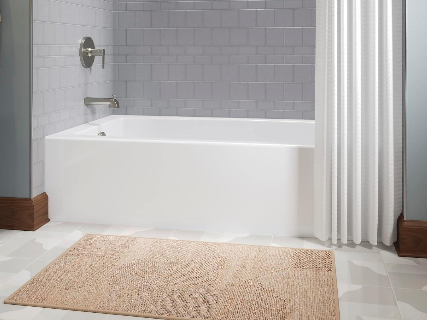 Entity 60 In. X 32 In. Alcove Bath With Right Drain