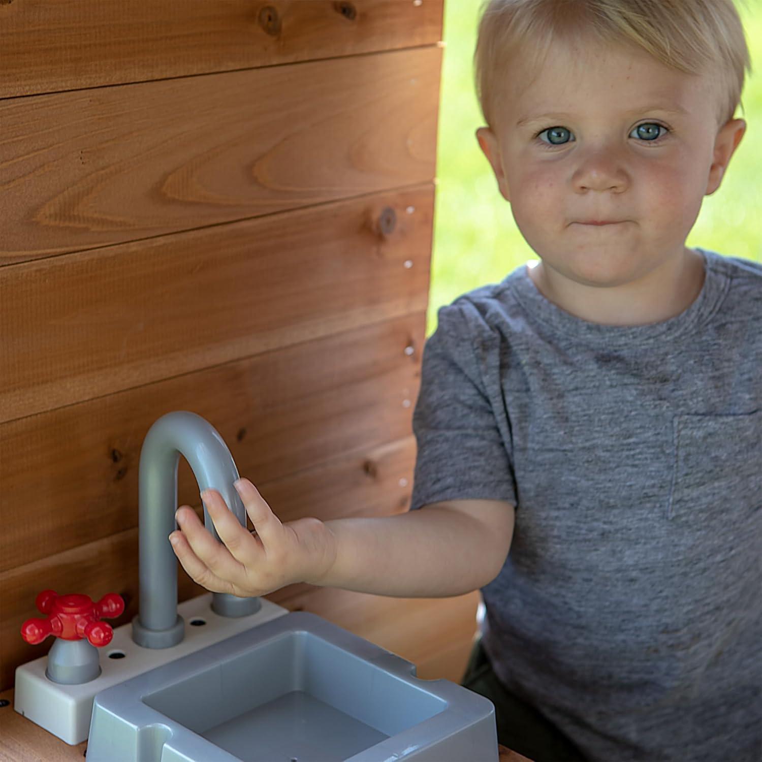 Backyard Discovery Aspen Wooden Cedar Playhouse