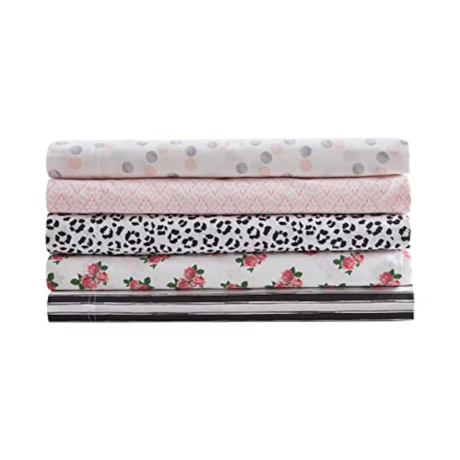 Betsey Johnson Betsey Johnson Printed Cotton Percale Cotton Sheet Sets