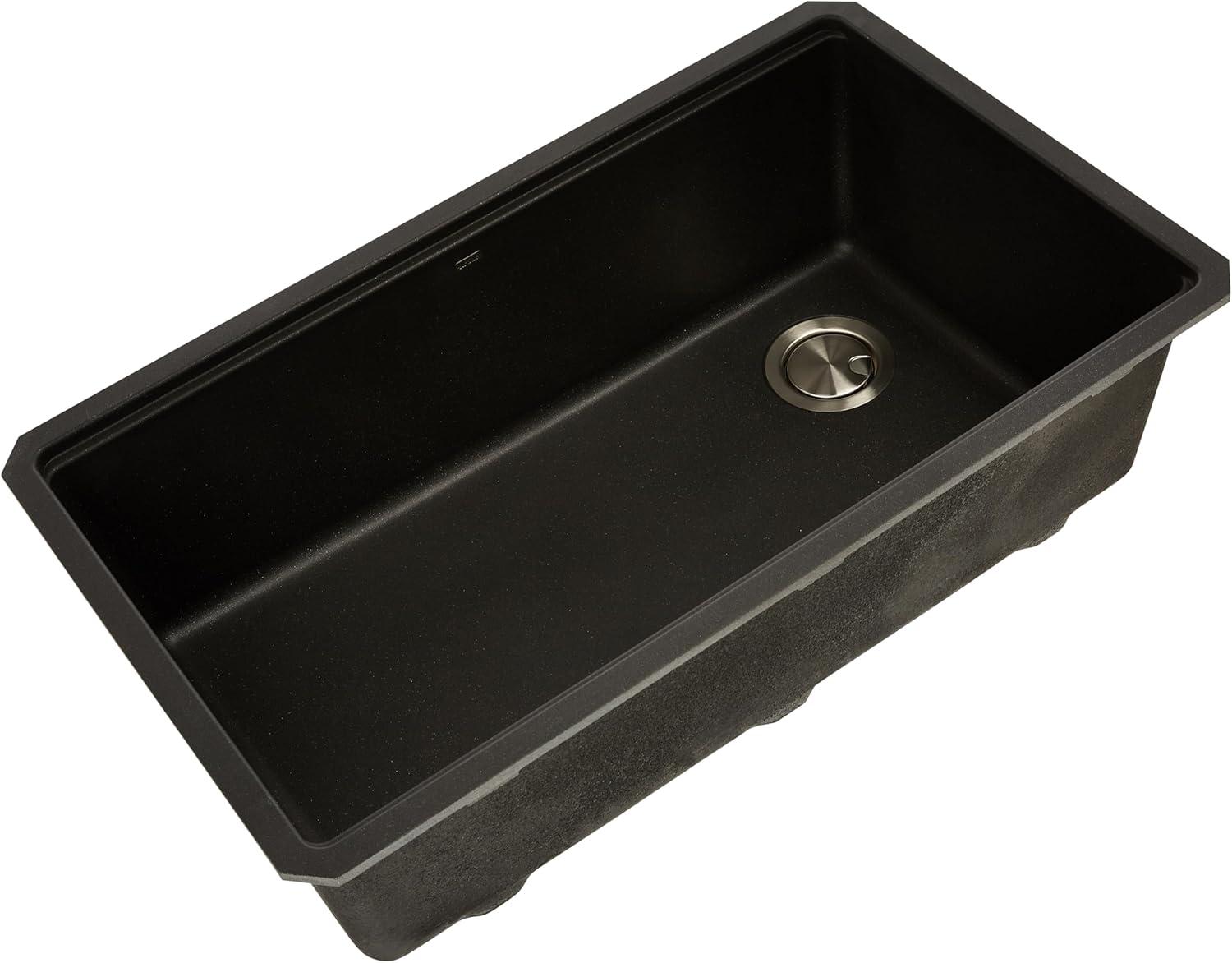 Kraus Bellucci 32 in. Undermount Quartz Composite Single Bowl Kitchen Sink with Accessories