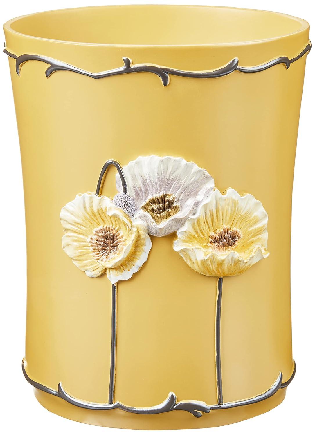 Popular Bath Plastic Open Waste Basket - 4 Gallons