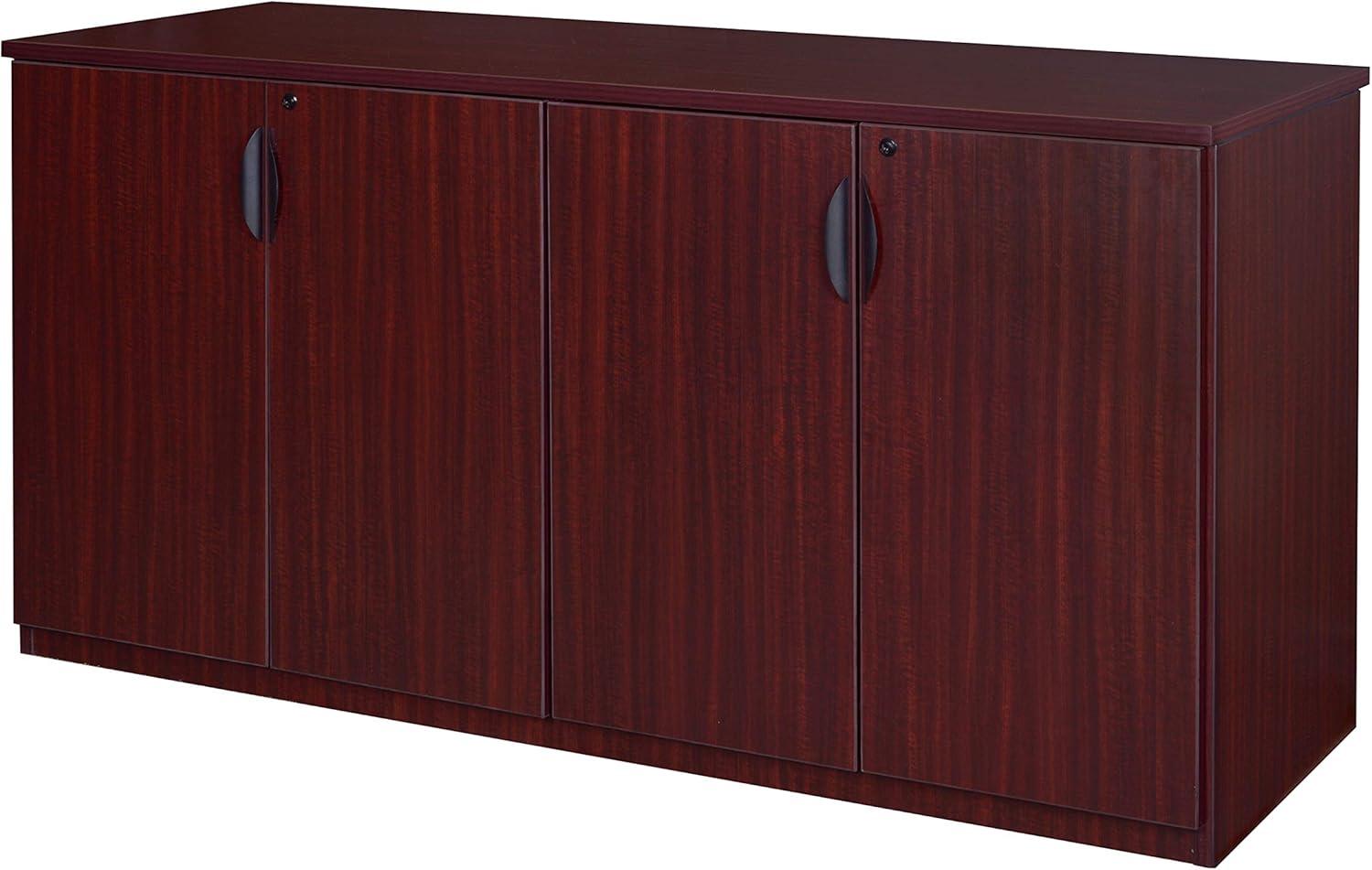 Regency Legacy 72 in. Office Storage Cabinet Buffet- Mahogany