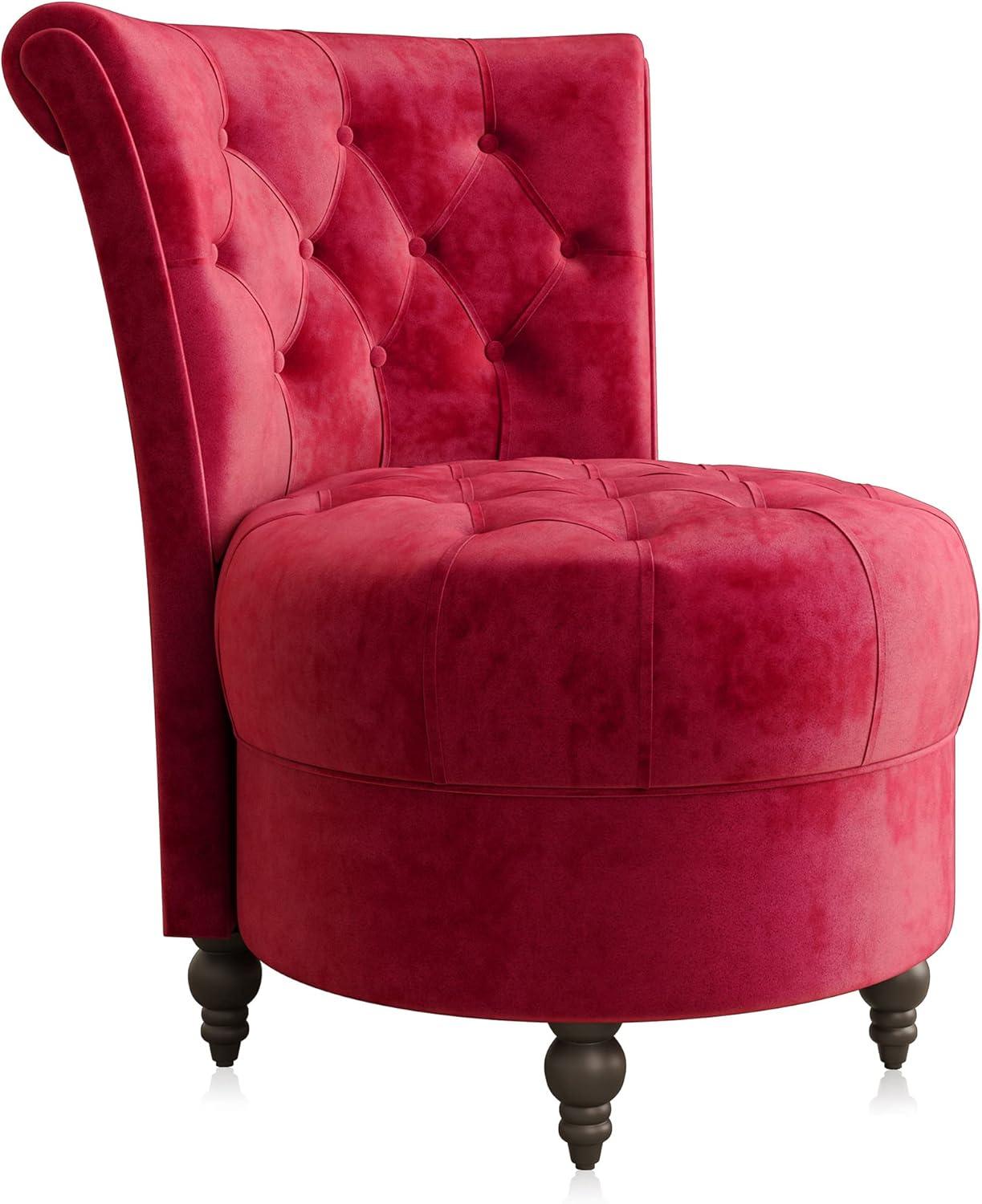 Akeeyla Velvet Barrel Chair