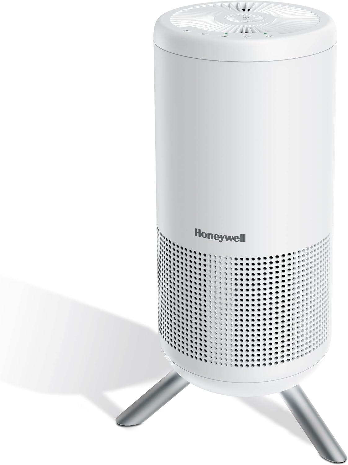 Honeywell Designer Series HEPA Tower White HPA830W: Air Purifier, 3 Settings, 100-300 sq. ft., AHAM & Energy Star Certified