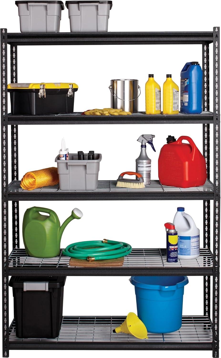 Steel Height -Adjustable Shelving Unit