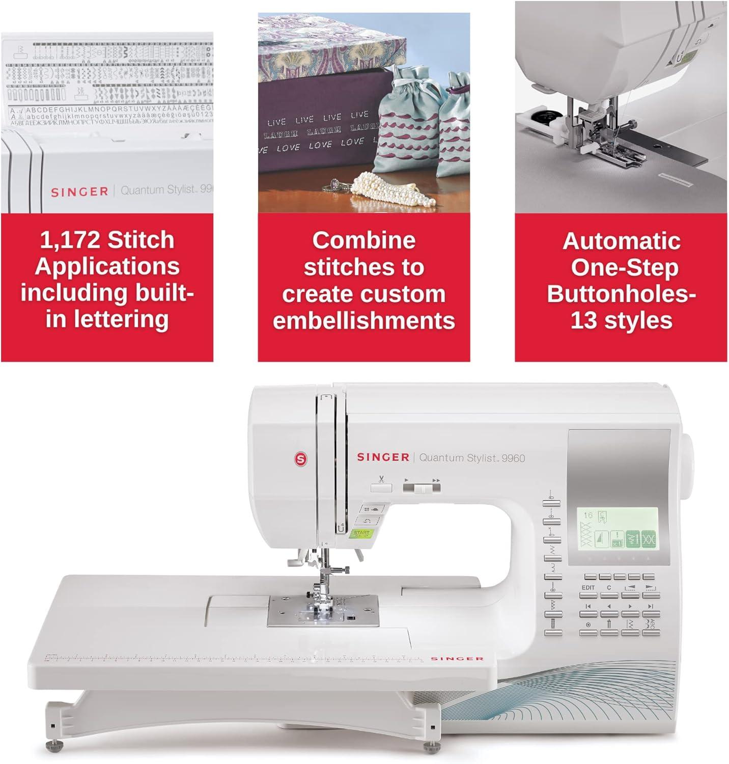 Singer 9960 Quantum Stylist™ Sewing Machine