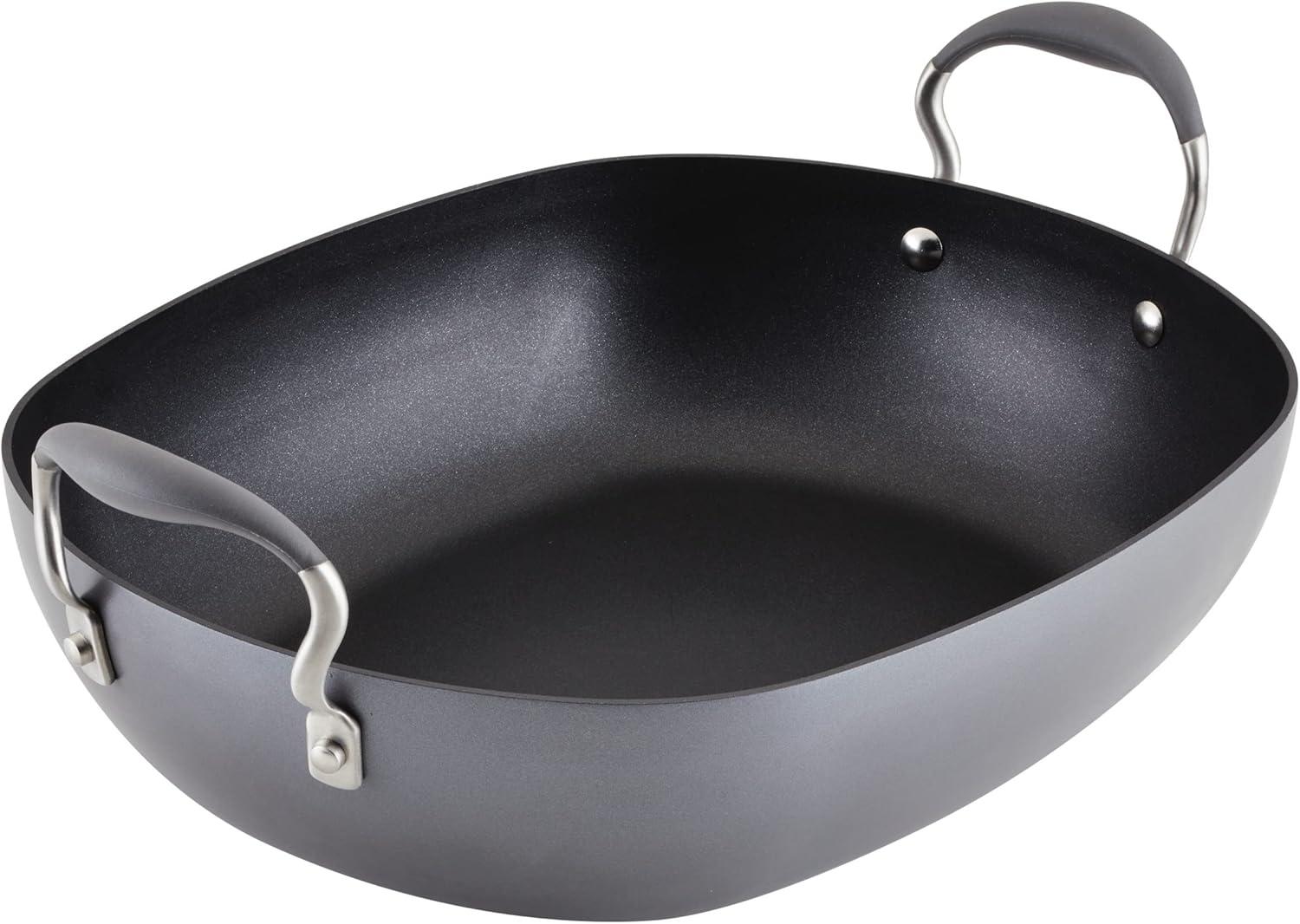 Anolon Advanced Hard Anodized Nonstick Roaster / Roasting Pan with Rack