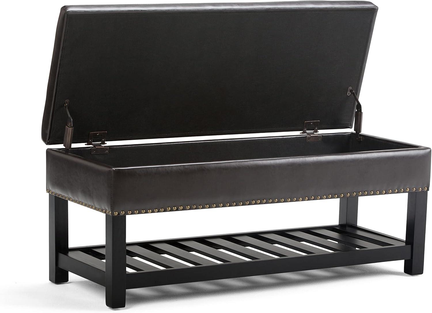 Lomond Faux Leather Upholstered Storage Bench