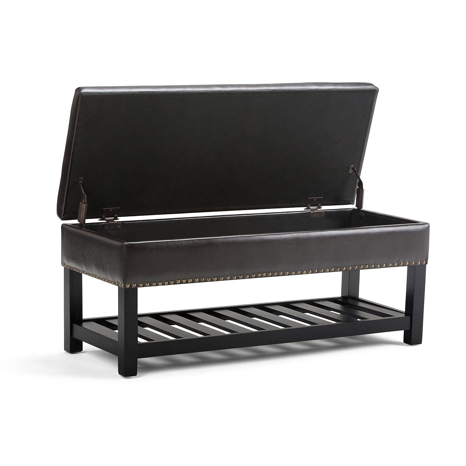 Lomond Faux Leather Upholstered Storage Bench