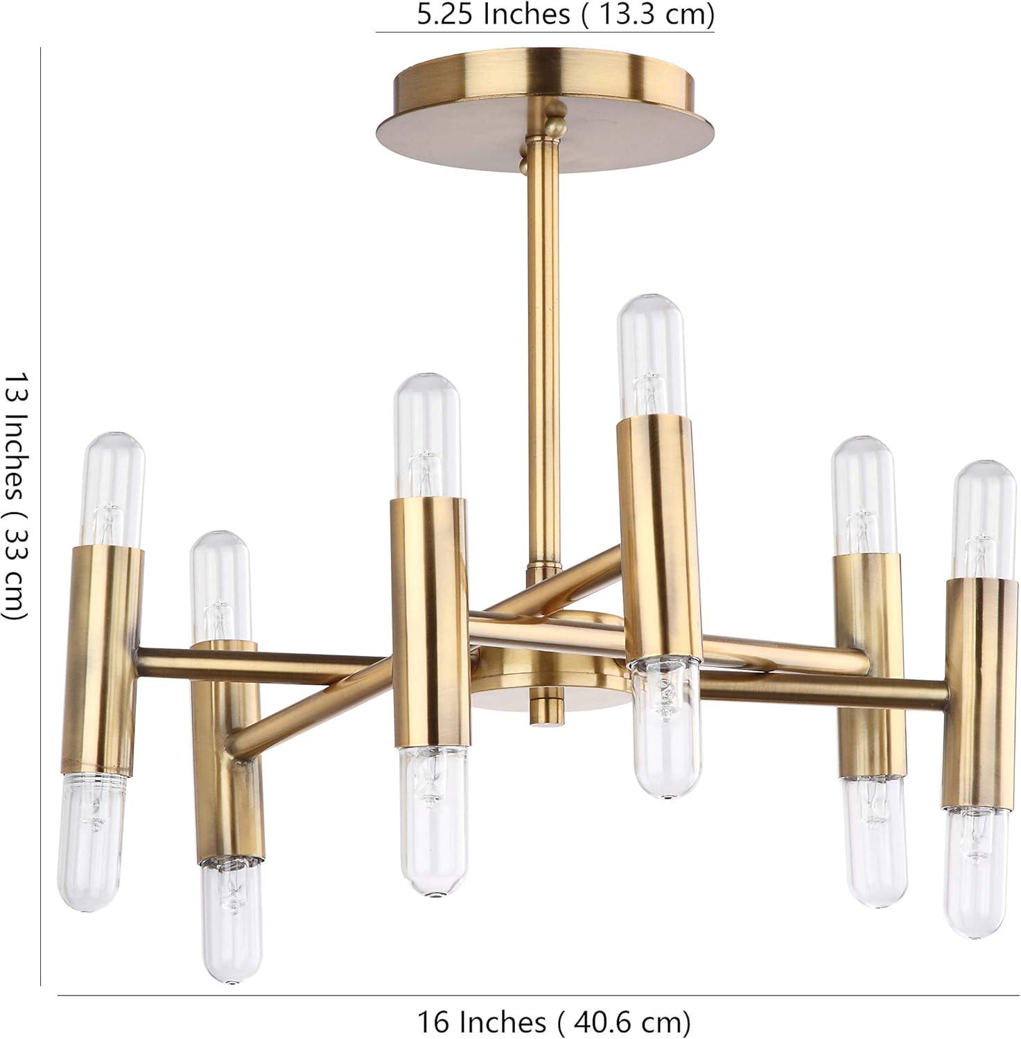 Fidelma Flush Mount - FLU4008 - Gold - Safavieh